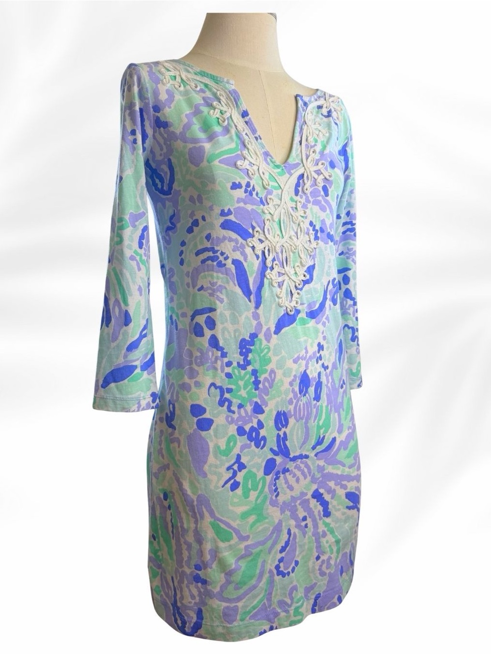 Lilly Pulitzer Pastel Print Tunic Dress – XS